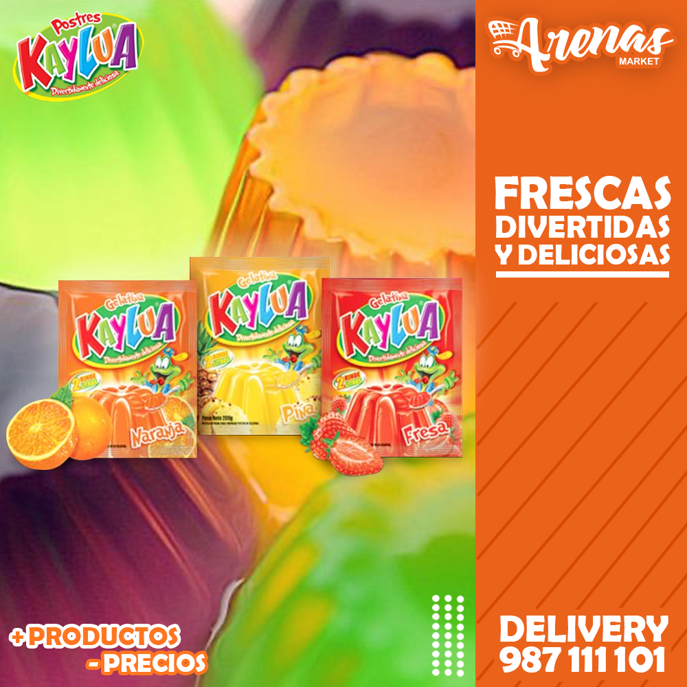 GELATINA KAYLUA FRESA 150G